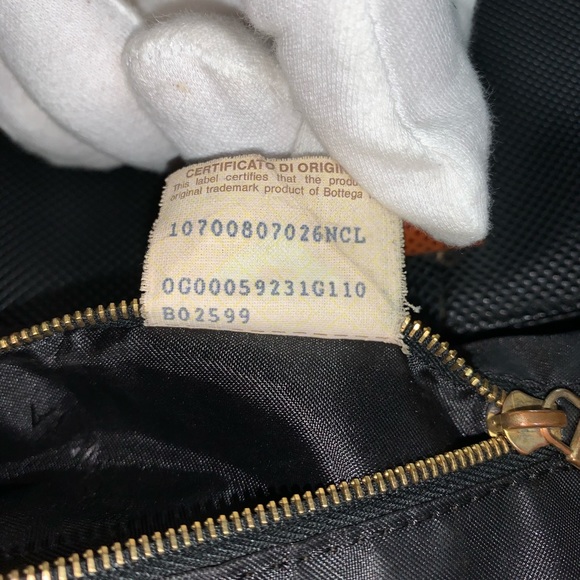 vintage BOTTEGA VENETA oversized zip top TOTE BAG - Picture 11 of 14